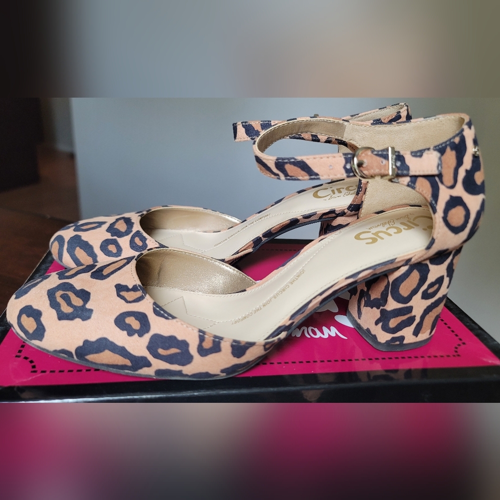 Circus by Sam Edelman Leopard Print Mary Janes
